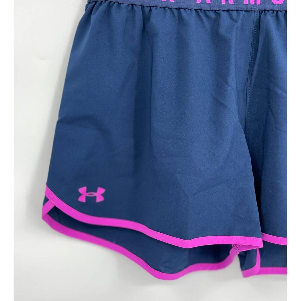 Under Armour Heat Gear Loose Shorts Elastic Waist Workout Gym Size Large NEW - Picture 4 of 10